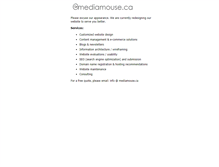 Tablet Screenshot of mediamouse.ca
